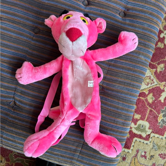 Pink Panther Other - RARE Vintage 1997 Pink Panther plush backpack
